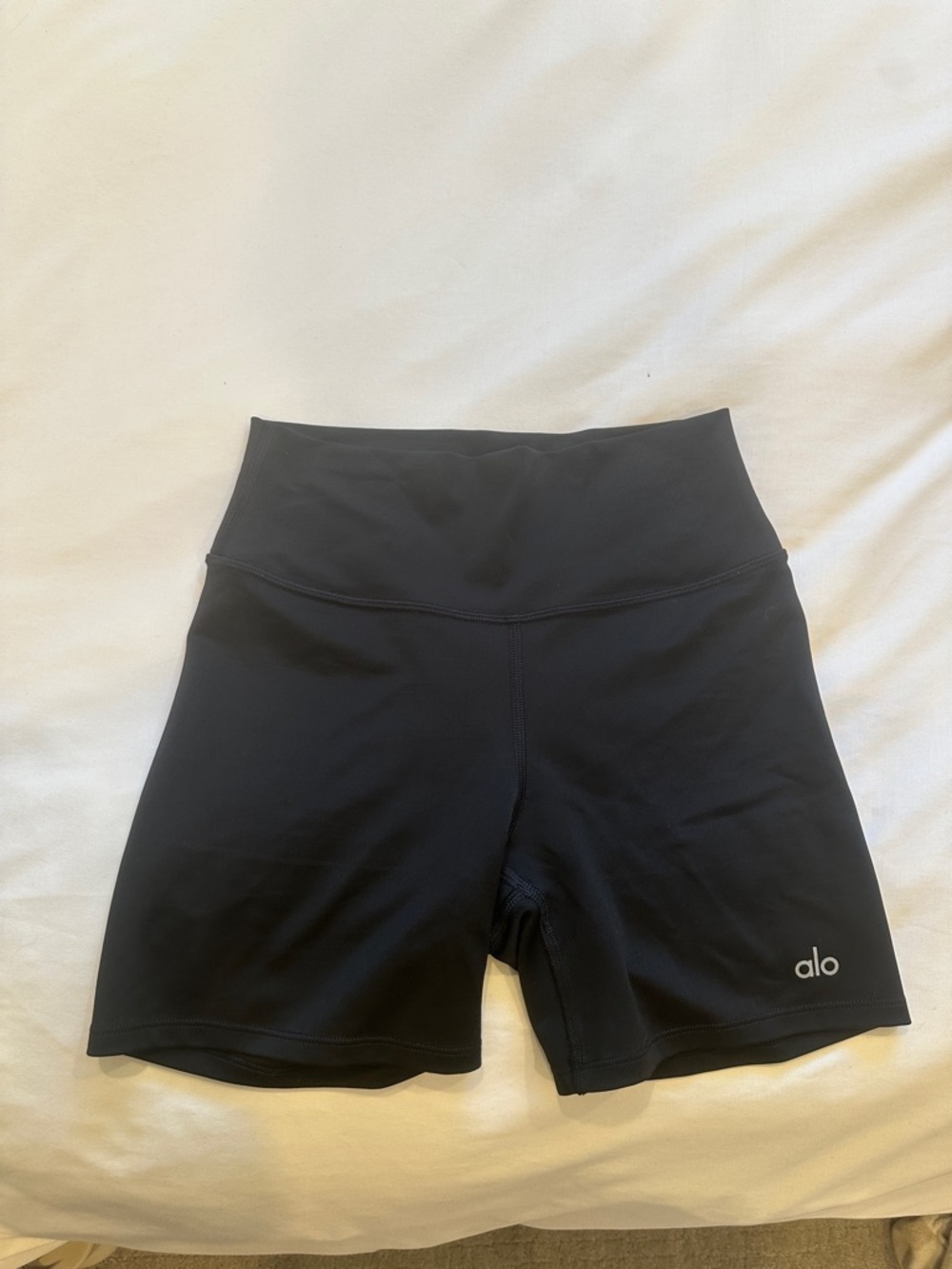 ALO Yoga Black High-Waist Bike Shorts